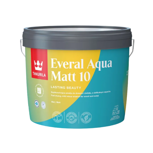საღებავი Everal Aqua Matt 10