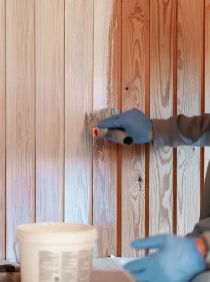 როგორ შევღებოთ საუნა 3